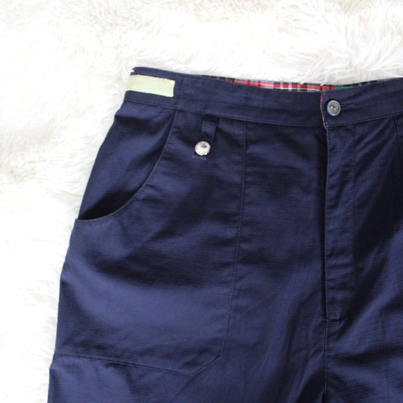 Liz Claiborne LizGolf Vintage Womens Navy Golf Shorts Size 16 Cotton - Picture 4 of 6